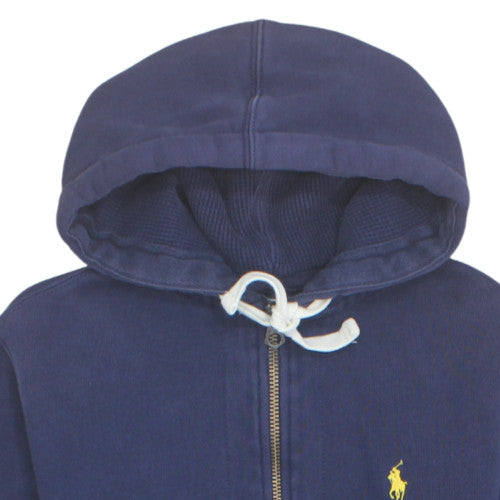 Polo Ralph Lauren Women's Blue Full Zip Hoodie Size S Cotton Blend