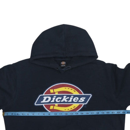 Dickies Men Black Pullover Hoodie Medium Fleece Sweatshirt