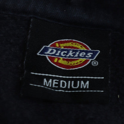 Dickies Men Black Pullover Hoodie Medium Fleece Sweatshirt