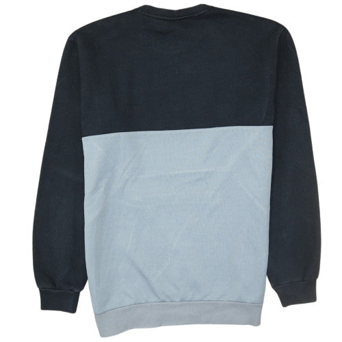 Adidas Men's Black Grey Pullover Sweatshirt Size M Crew Neck Logo