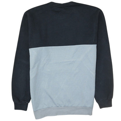 Adidas Men's Black Grey Pullover Sweatshirt Size M Crew Neck Logo