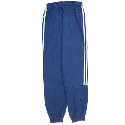 Adidas Boys Blue Jogger Trousers 13-14 Years Fleece Elastic Waist