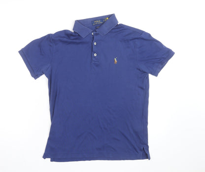 Ralph Lauren Men's Blue Slim Fit Polo Shirt M