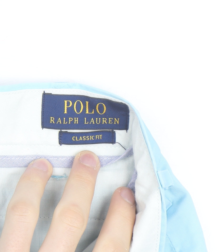 Polo Ralph Lauren Men's Blue Classic Chino Shorts Size 30