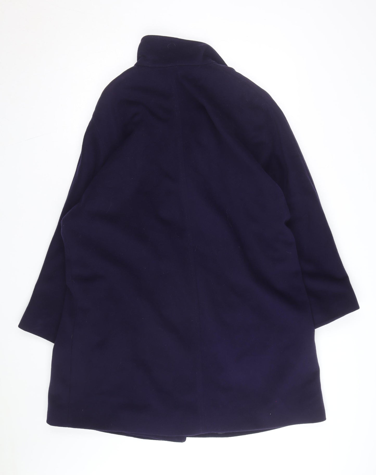 Windsmoor Women’s Blue Wool Cashmere Blend Mid-Length Coat Size 12