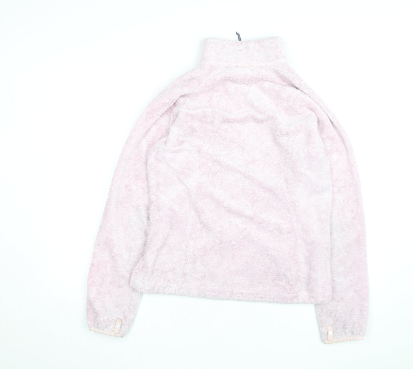 The North Face Womens Pink Fleece Full Zip Jacket Size M
