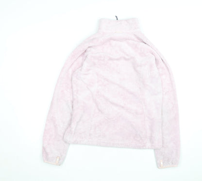 The North Face Womens Pink Fleece Full Zip Jacket Size M