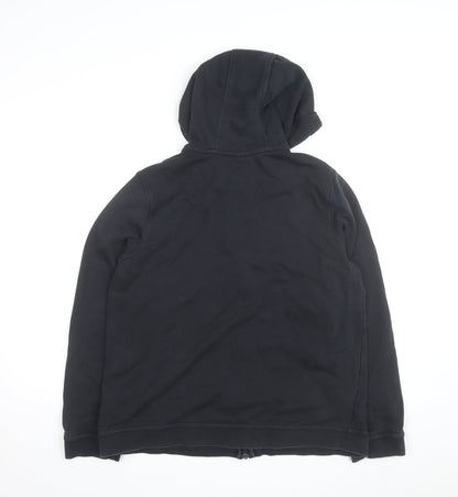 Nike Men's Black XL Full Zip Hooded Track Jacket