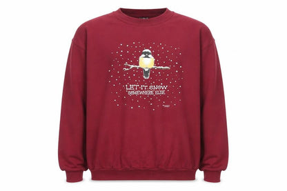 National Wildlife Federation Men's Red XL Pullover Sweatshirt Graphic