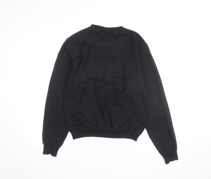 Champion Womens Black Ohio Wesleyan University Crew Neck Sweatshirt XS