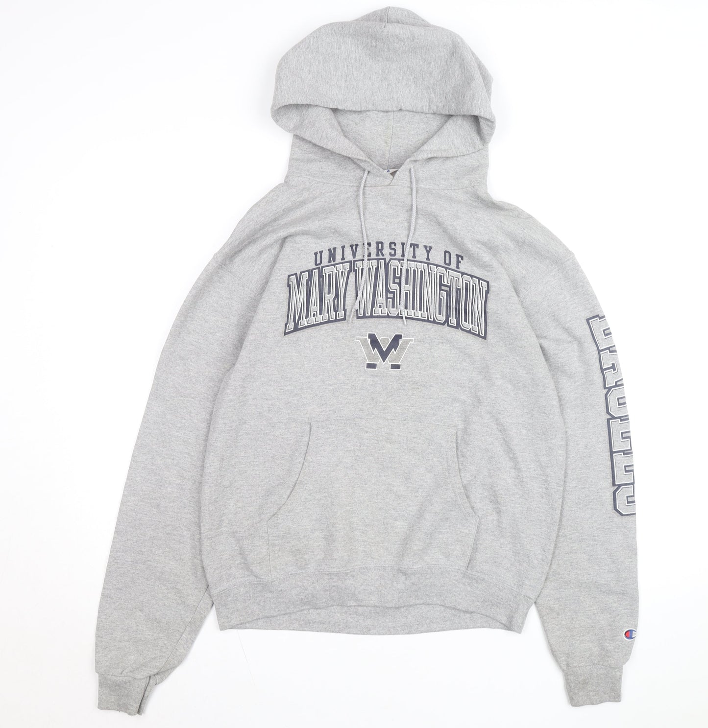 Champion Men's Grey University Pullover Hoodie Size M Regular Fit