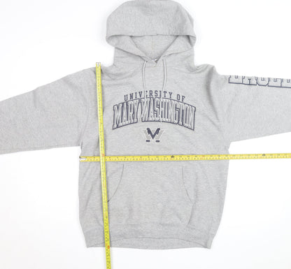 Champion Men's Grey University Pullover Hoodie Size M Regular Fit