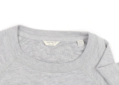Jack Wills Grey Crew Neck Regular Fit Sweatshirt XS Unisex