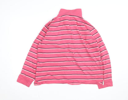 Dales Collection Women's Pink Striped Long Sleeve Button-Up Size 18