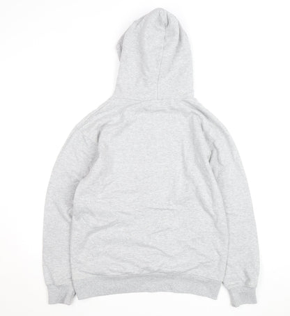 Topshop Women Grey 'Break The Rules' Pullover Hoodie Size S/M