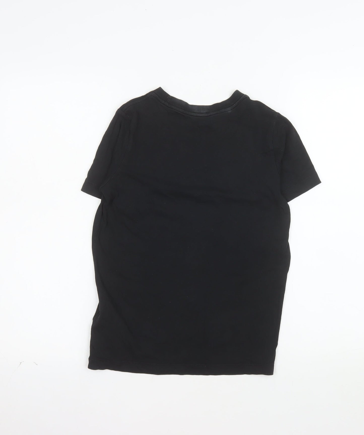 Nike Boys Black Short Sleeve Crew Neck Football Graphic T-Shirt 10-12 Years