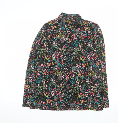 Marks and Spencer Women's Multicoloured Floral Long Sleeve T-Shirt Size 16