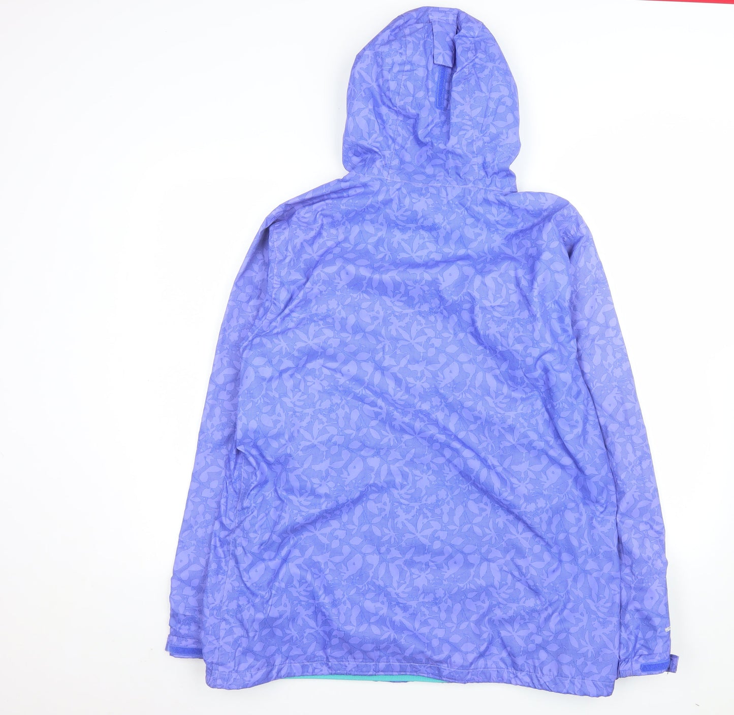 Regatta Women's Purple Waterproof Hooded Rain Jacket UK 16