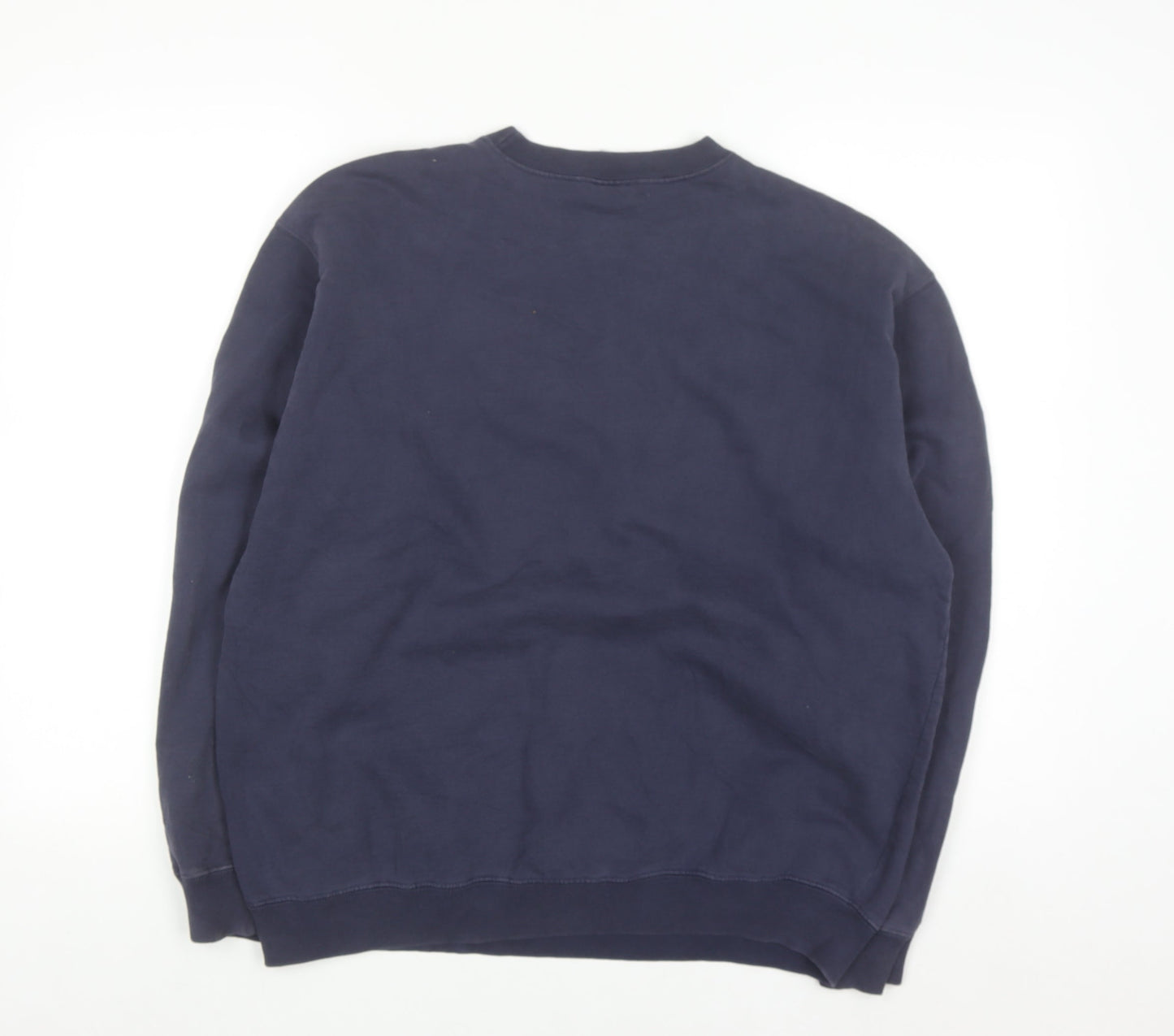 Old Navy Men's Blue Pullover Crew Neck Graphic Sweatshirt Size M
