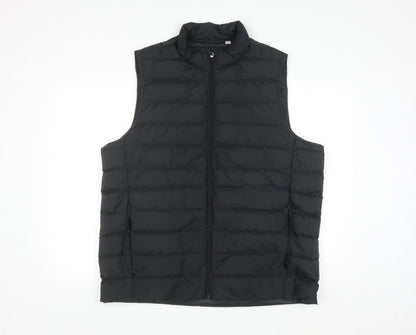 Marks and Spencer Men's Black 2XL Puffer Down Gilet Waistcoat