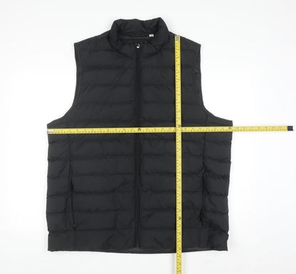 Marks and Spencer Men's Black 2XL Puffer Down Gilet Waistcoat