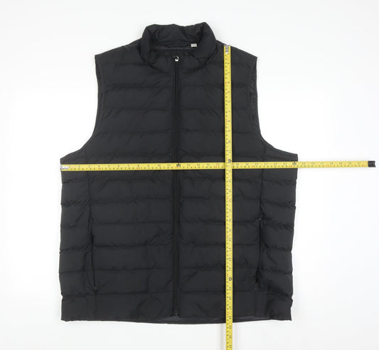 Marks and Spencer Men's Black 2XL Puffer Down Gilet Waistcoat