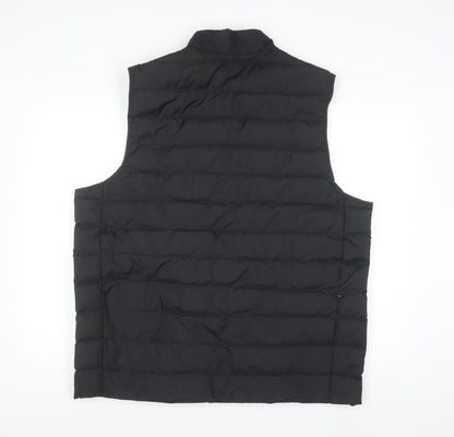 Marks and Spencer Men's Black 2XL Puffer Down Gilet Waistcoat