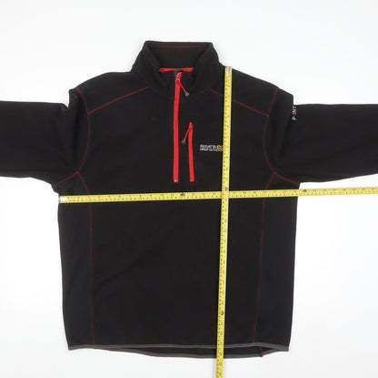 Regatta Men's Black XL Fleece Pullover Sweatshirt 1/4 Zip Outdoor