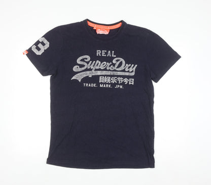 Superdry Men's Blue XL Vintage Graphic Print T-Shirt