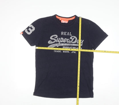 Superdry Men's Blue XL Vintage Graphic Print T-Shirt