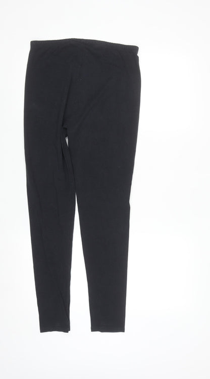 Fat Face Women’s Black Size 12 Stretch Jersey Leggings