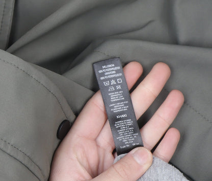 Dunnes Stores Women’s Khaki Hooded Waterproof Parka Coat Size 18