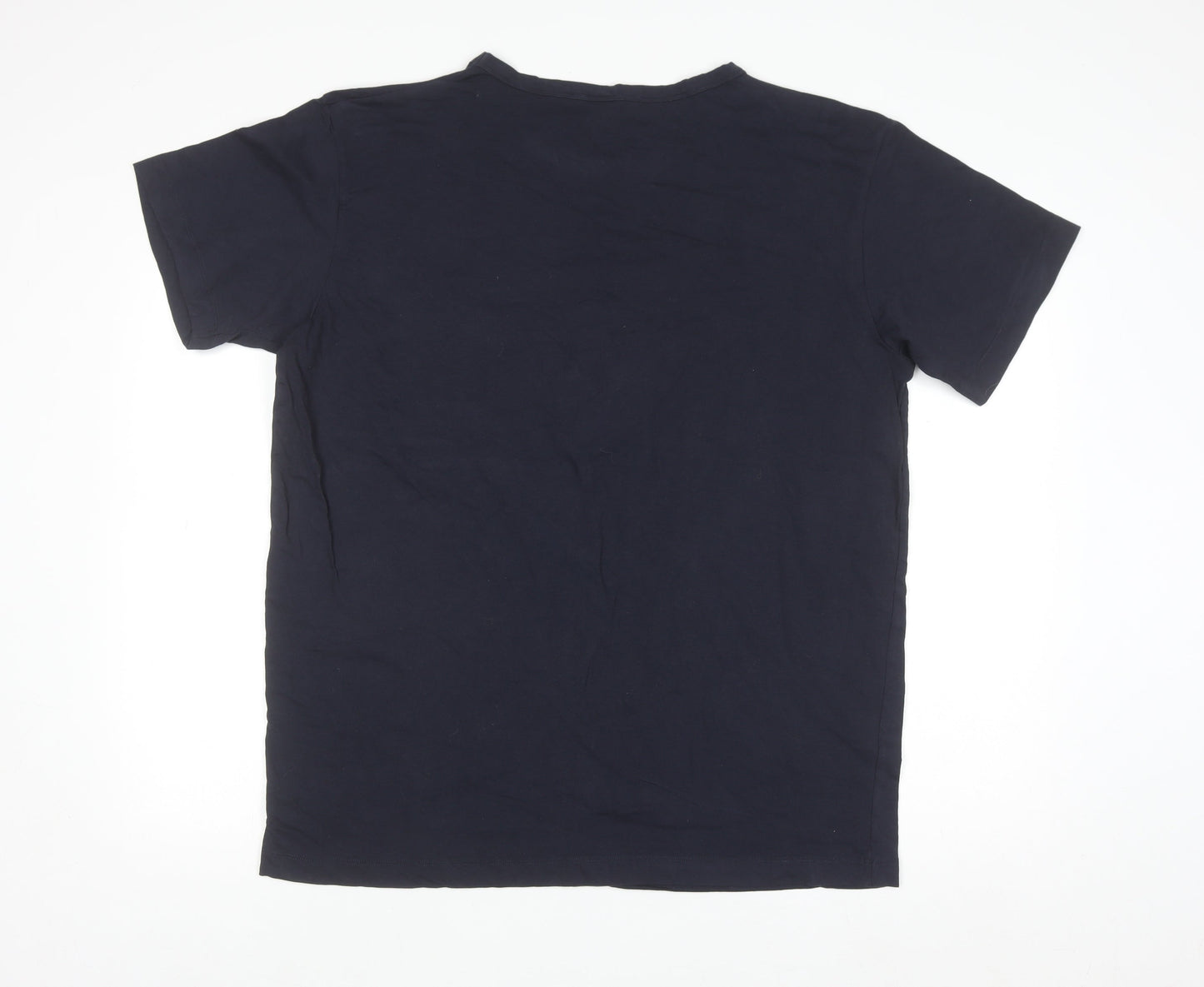 Sogo Mens Navy Toronto Argonauts Graphic Print Cotton T-Shirt XL