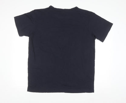 Sogo Mens Navy Toronto Argonauts Graphic Print Cotton T-Shirt XL