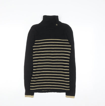 Womens UK Size M Ralph Lauren Black Pullover Jumper