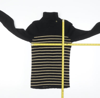 Womens UK Size M Ralph Lauren Black Pullover Jumper