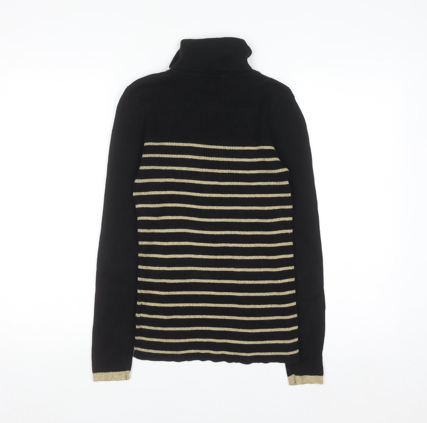 Womens UK Size M Ralph Lauren Black Pullover Jumper