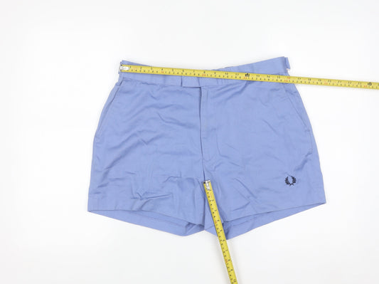 Fred Perry Men's Blue Sportswear Shorts Size 36 Chino Style