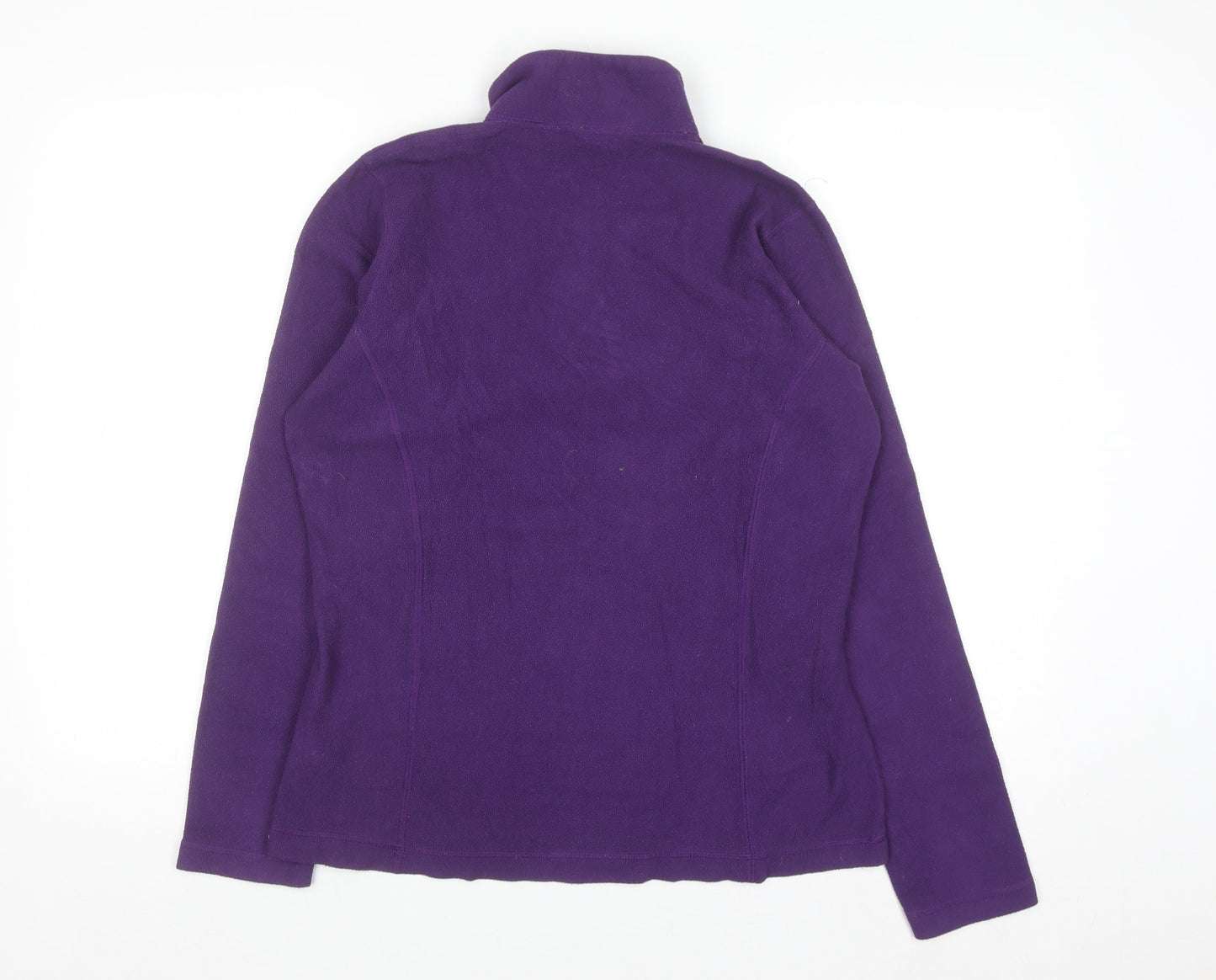 Helly Hansen Women's Purple Fleece Pullover Sweatshirt L 1/2 Zip
