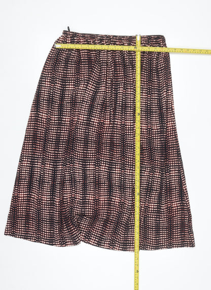 Marks and Spencer Per Una Women’s Multicoloured Midi A-Line Skirt Size 14