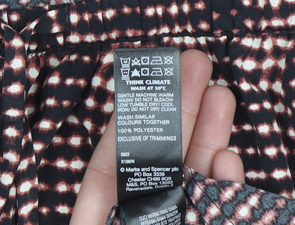 Marks and Spencer Per Una Women’s Multicoloured Midi A-Line Skirt Size 14