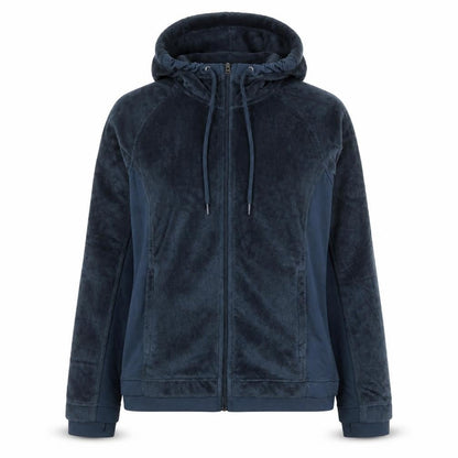 Columbia Womens Navy Full Zip Hooded Fleece Jacket Size M