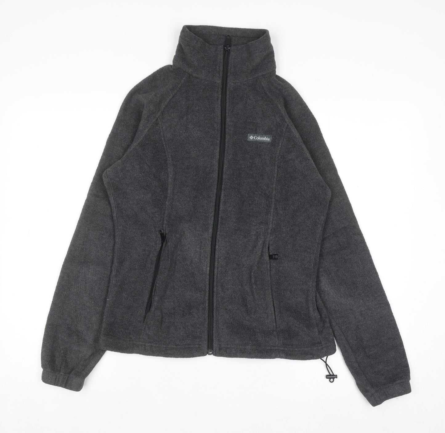 Columbia Women's Grey Full Zip Fleece Sweatshirt M