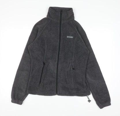 Columbia Women's Grey Full Zip Fleece Sweatshirt M