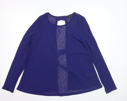 Next Women’s Blue Long Sleeve Tall Open Cardigan Size 16