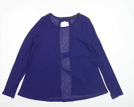 Next Women’s Blue Long Sleeve Tall Open Cardigan Size 16
