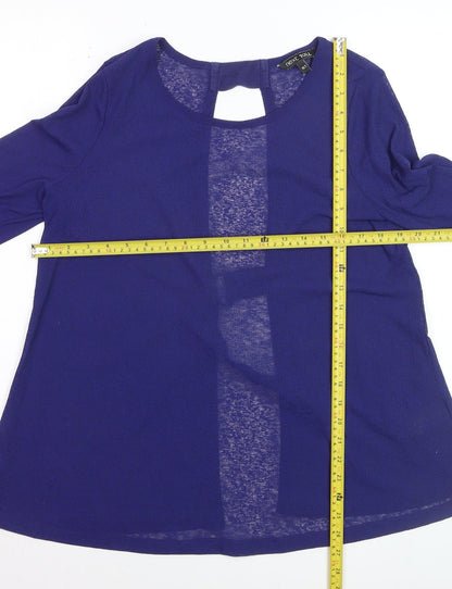 Next Women’s Blue Long Sleeve Tall Open Cardigan Size 16