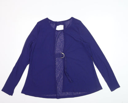 Next Women’s Blue Long Sleeve Tall Open Cardigan Size 16