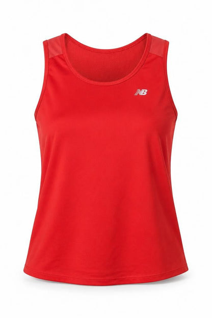 New Balance Womens Red Polyester Athletic Tank Top M