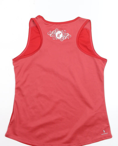 New Balance Womens Red Polyester Athletic Tank Top M